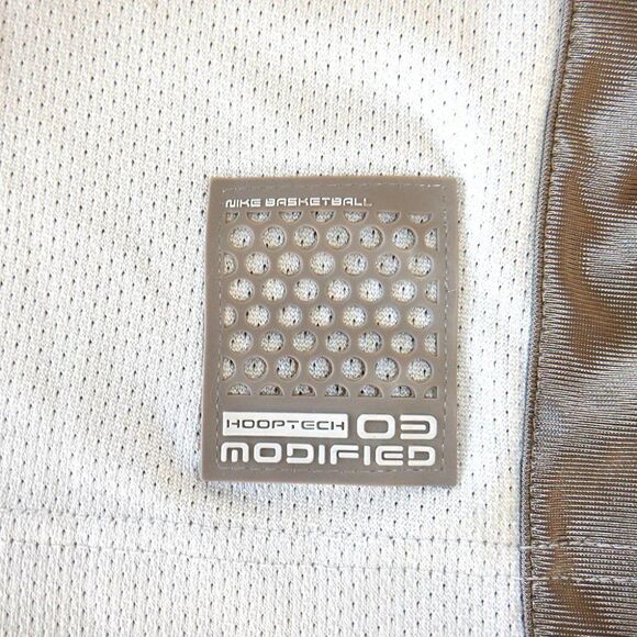 Nike basketball gray muscle S/S Hooptech DriFit athletic practice jersey - Picture 2 of 4